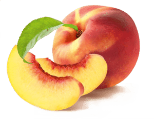 Peach frugt